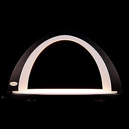 Light Arch without Figurines - Black/White - 52x29,7 cm / 20.5x11.7 inch