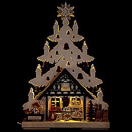 Light Triangle  -  Fir Tree  -  Gift Shop  -  32x44cm / 12.6x17.3 inch