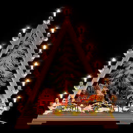 Light Triangle - Forest Hut, Colored - 55x67 cm / 21.7x26.4 inch