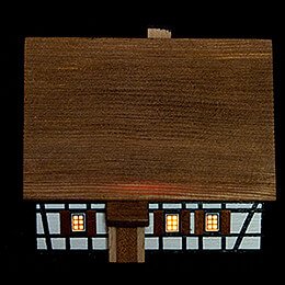 Lighted House Farmhouse - 7,2 cm / 2.8 inch
