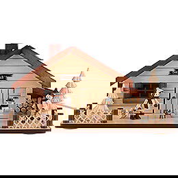 Lighted House  -  Winter Children  -  13,5cm / 5.3 inch