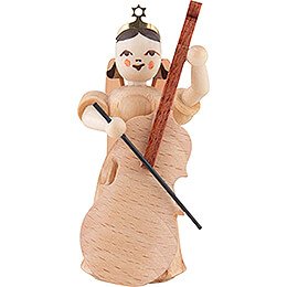 Long Pleated Skirt Angel with Bass, Natural  -  6,6cm / 2.6 inch