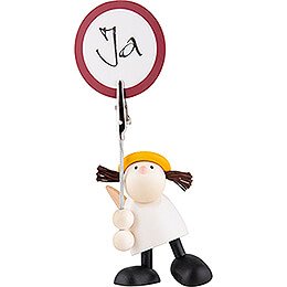 Lotte with Sign Holder - 7 cm / 2.8 inch