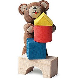 Lucky Bear Builder - 4 cm / 1.6 inch