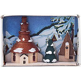 Matchbox - Church Winter - 4 cm / 1.6 inch