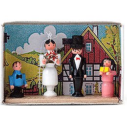 Matchbox - Wedding Couple - 4 cm / 1.6 inch