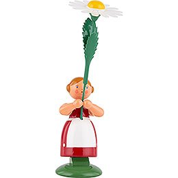 Meadow Flower Girl with Marguerite - 11 cm / 4.3 inch