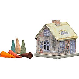 Metal Smoking Hut - Summer Brick House - 6,5 cm / 2.6 inch