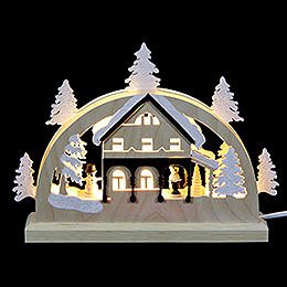 Mini Candle Arch - Forest House - 23x15x4.5 cm / 9x6x2 inch