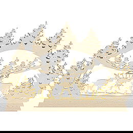 Mini Candle Arch - Forest Motif - 22x14 cm / 8.7x5.5 inch