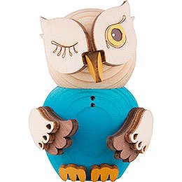 Mini Owl Blue - 7 cm / 2.8 inch