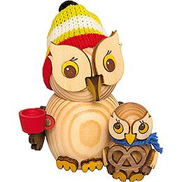 Mini Owl Christmas Market Visit - 7 cm / 2.8 inch