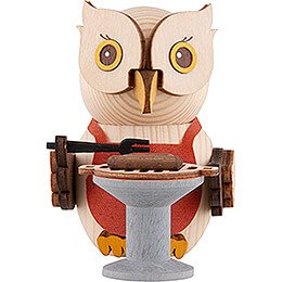 Mini Owl with BBQ - 7 cm / 2.8 inch