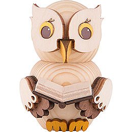 Mini Owl with Book - 7 cm / 2.8 inch