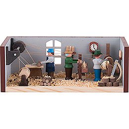 Miniature Room  -  Turner's Workshop  -  4cm / 1.6 inch