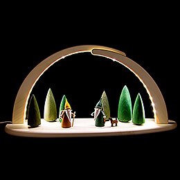 Modern Light Arch - Forest Scene - 42x21 cm / 16.5x8.3 inch