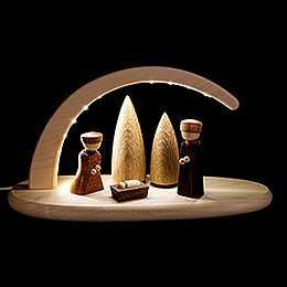 Modern Light Arch  -  Nativity  -  24x13cm / 9.4x5.1 inch