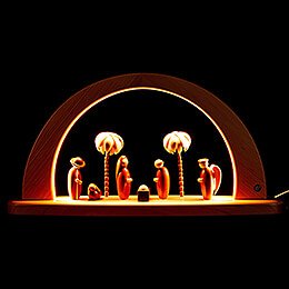 Modern Light Arch - Nativity - Natural - 26x49 cm / 10.2x19.3 inch