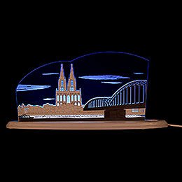Motive Light "Cologne Cathedral"  -  47x22,2cm / 18.5x8.7 inch