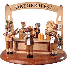 Motivplattform fr elektr. Spieldose - Oktoberfest - 13 cm