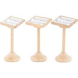 Music Stand for Sonwman Musician - 3 pieces - 8 cm / 3.1 inch