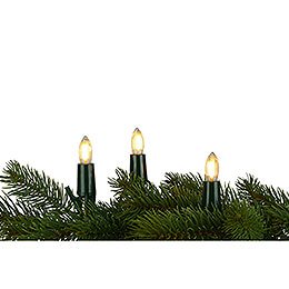 NARVA Candle Arch Chain with 10 Rippled Bulbs - LED