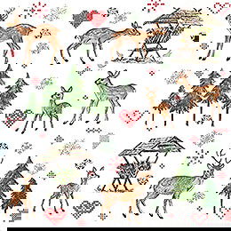 Napkins Charming Deers - 20 pcs. - 33 cm / 13 inch