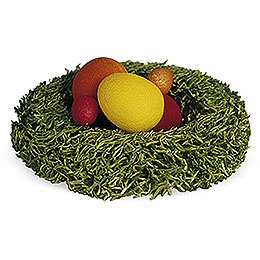 Nest with Easter Eggs  -  1cm / 0.4 inch