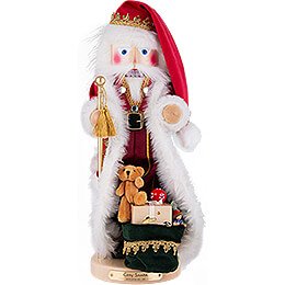 Nussknacker Gemütlicher Weihnachtsmann mit Musik - 49 cm
