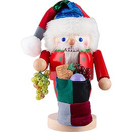 Nussknacker Troll Wein-Weihnachtsmann - 26 cm
