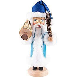 Nussknacker Weihnachtsmann blau - 36 cm