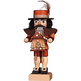Nutcracker - Black Forester with Cuckoo Clock Natural - 24 cm / 9.4 inch