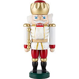 Nutcracker - Exclusive King White-Red - 25 cm / 9.8 inch