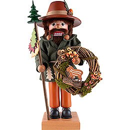 Nutcracker  -  Forest Man with Wreath  -  47cm / 18.5 inch