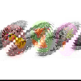 Ostereier Frhlingskinder - 3er-Set - 15 cm