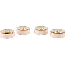 Premium Tea Light Insets for Candles 1.4cm (0.55inch) - Set of Four