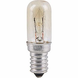 Radio Tube Lamp  -  E14 Socket  -  120V/15W