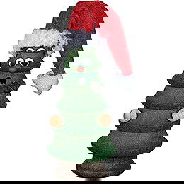 Rucherbaum Weihnachtswichtel - 15 cm