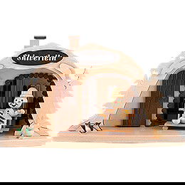 Rucherhaus „Skiverleih“ mit Junior  -  17cm