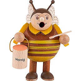 Ruchermnnchen Biene  -  Minikugelrauchfigur  -  9cm