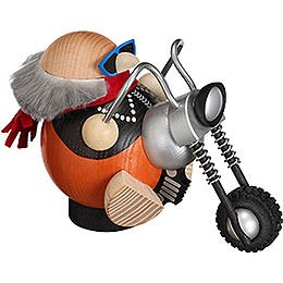 Ruchermnnchen Biker - Kugelrucherfigur - 12 cm