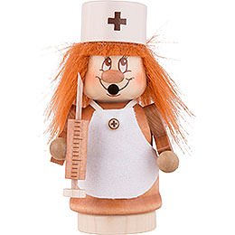 Ruchermnnchen Miniwichtel Krankenschwester  -  13,5cm