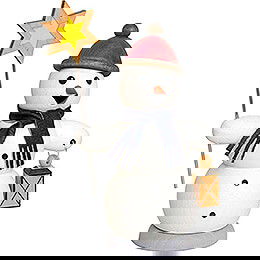 Ruchermnnchen Schneemann Sternsinger - 13 cm