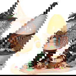 Ruchermnnchen Waldwichtel am Rucherofen - 26 cm
