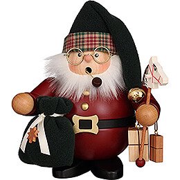 Ruchermnnchen Weihnachtsmann dunkelrot - 16,5 cm