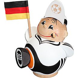 Räuchermännchen Fußballfan - Kugelräucherfigur - 12 cm
