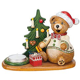 Räuchermännchen Hubiduu - Teddys Weihnachtsgeschenke mit Teelicht - 14 cm