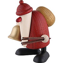Santa Claus with Bell and Rod  -  9cm / 3.5 inch