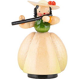 Schaarschmidt Hat Lady with Transverse Flute - 4 cm / 1.6 inch