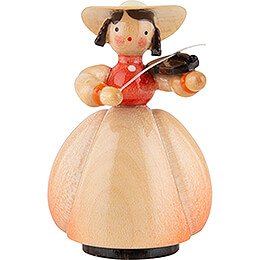 Schaarschmidt Hat Lady with Violin - 4 cm / 1.6 inch